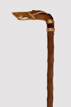 Bastone da passeggio firmato Manuel Orazi e Èmile Saint-Yves. Parigi, Francia 1900.