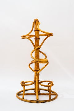 Walking stick stand bamboo vienna around 1950