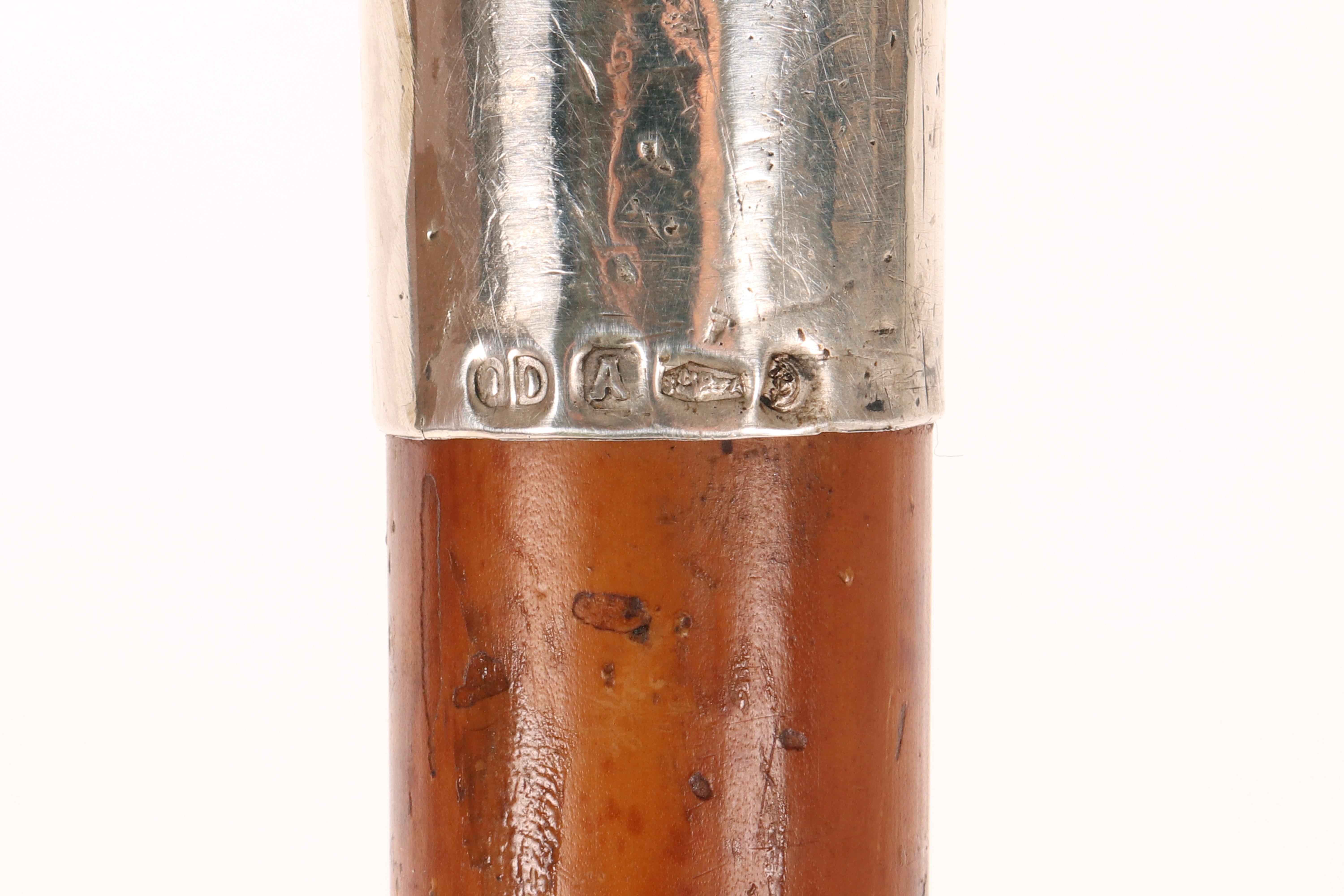 Walking stick, the caricatured face of a man, by Delavilla, Austria 1915. For Sale 4