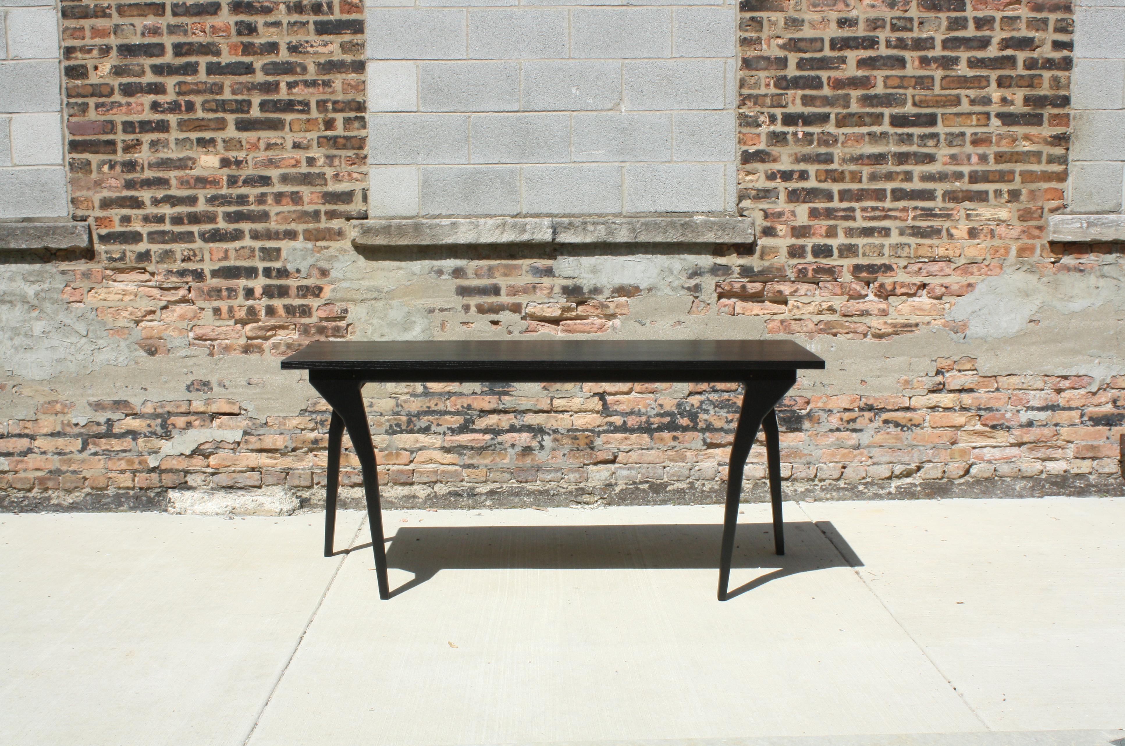 American Walking Table Handmade Customizable Console Table or Desk by Laylo Studio For Sale