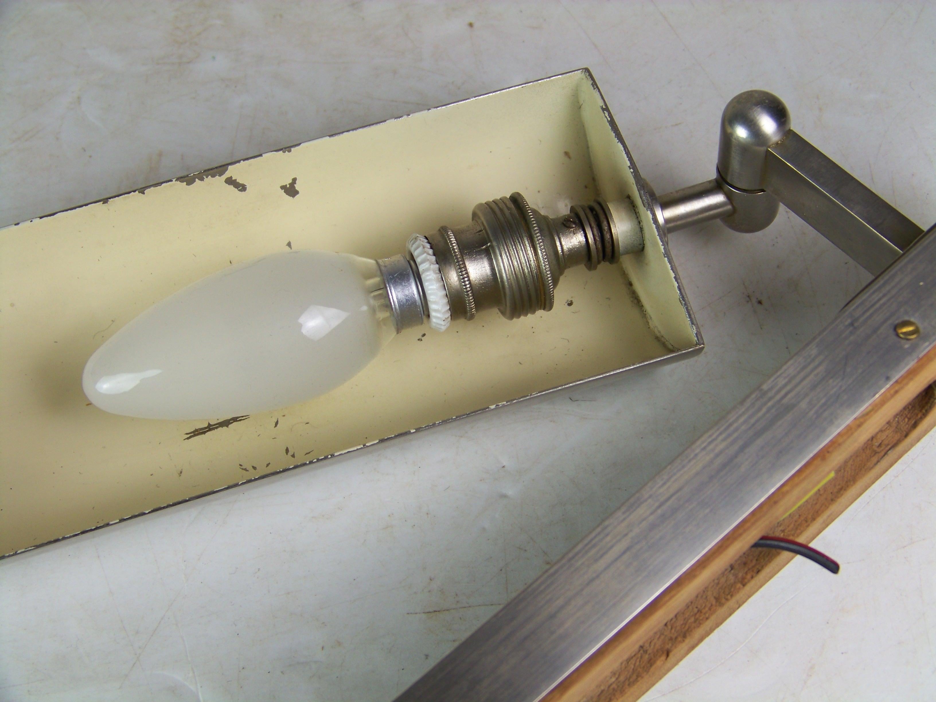 Early 20th Century Wall adjustable Lamp, functionalism, 1920s For Sale