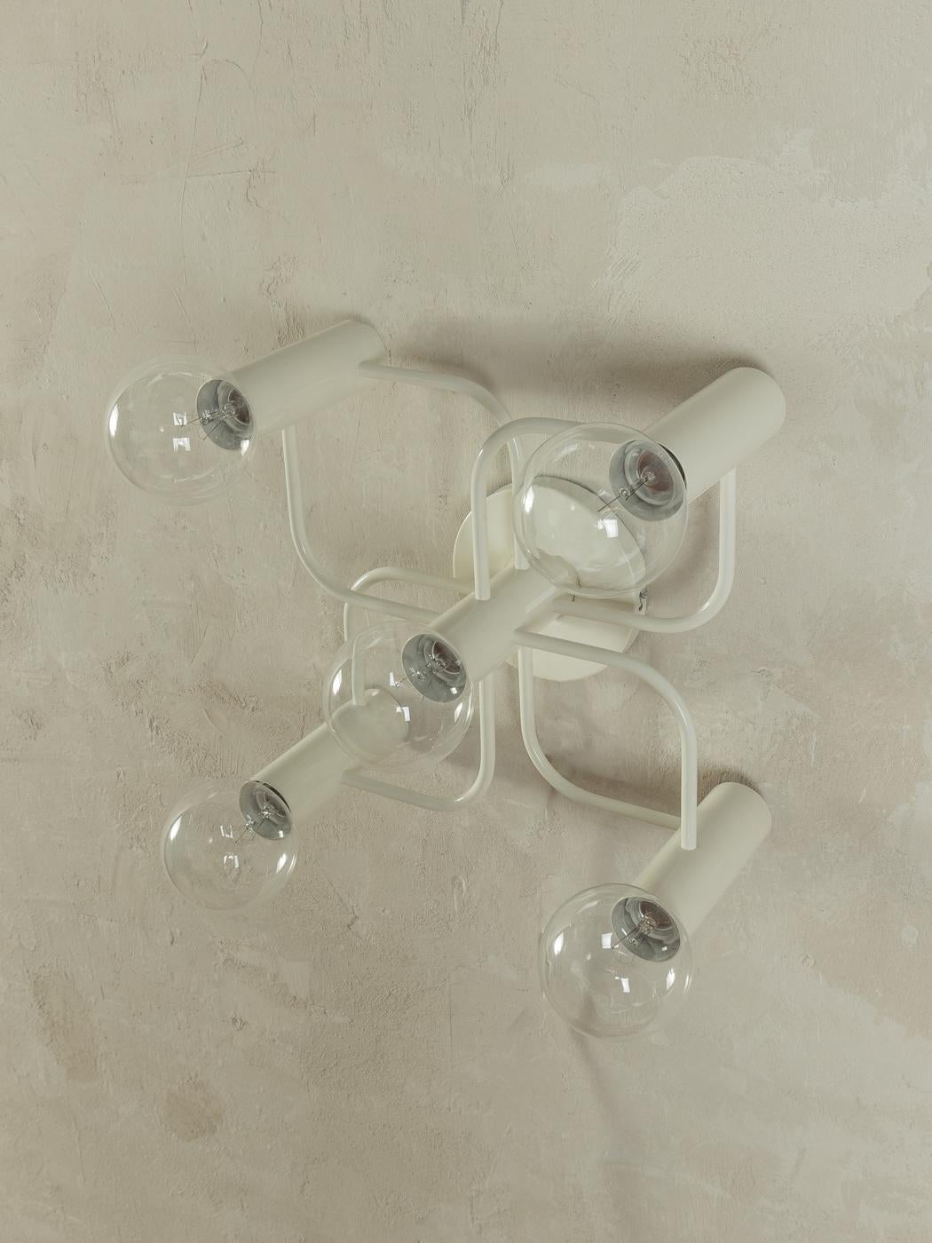 Late 20th Century Wall and Ceiling Lamp by Gaetano Sciolari, Leola For Sale