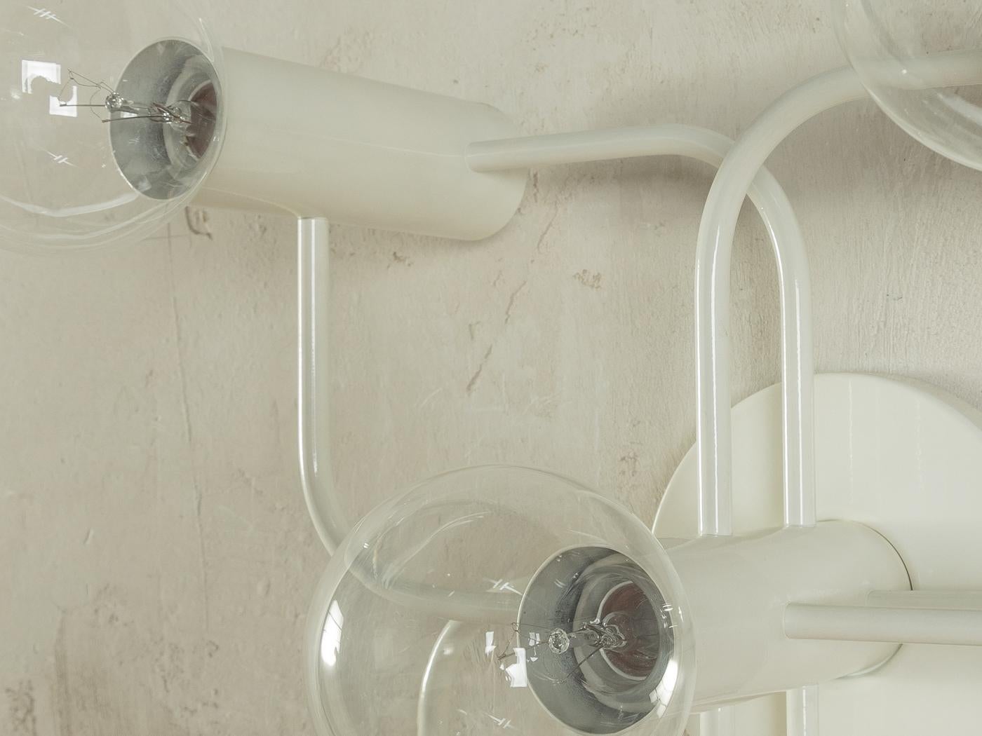 Metal Wall and Ceiling Lamp by Gaetano Sciolari, Leola For Sale