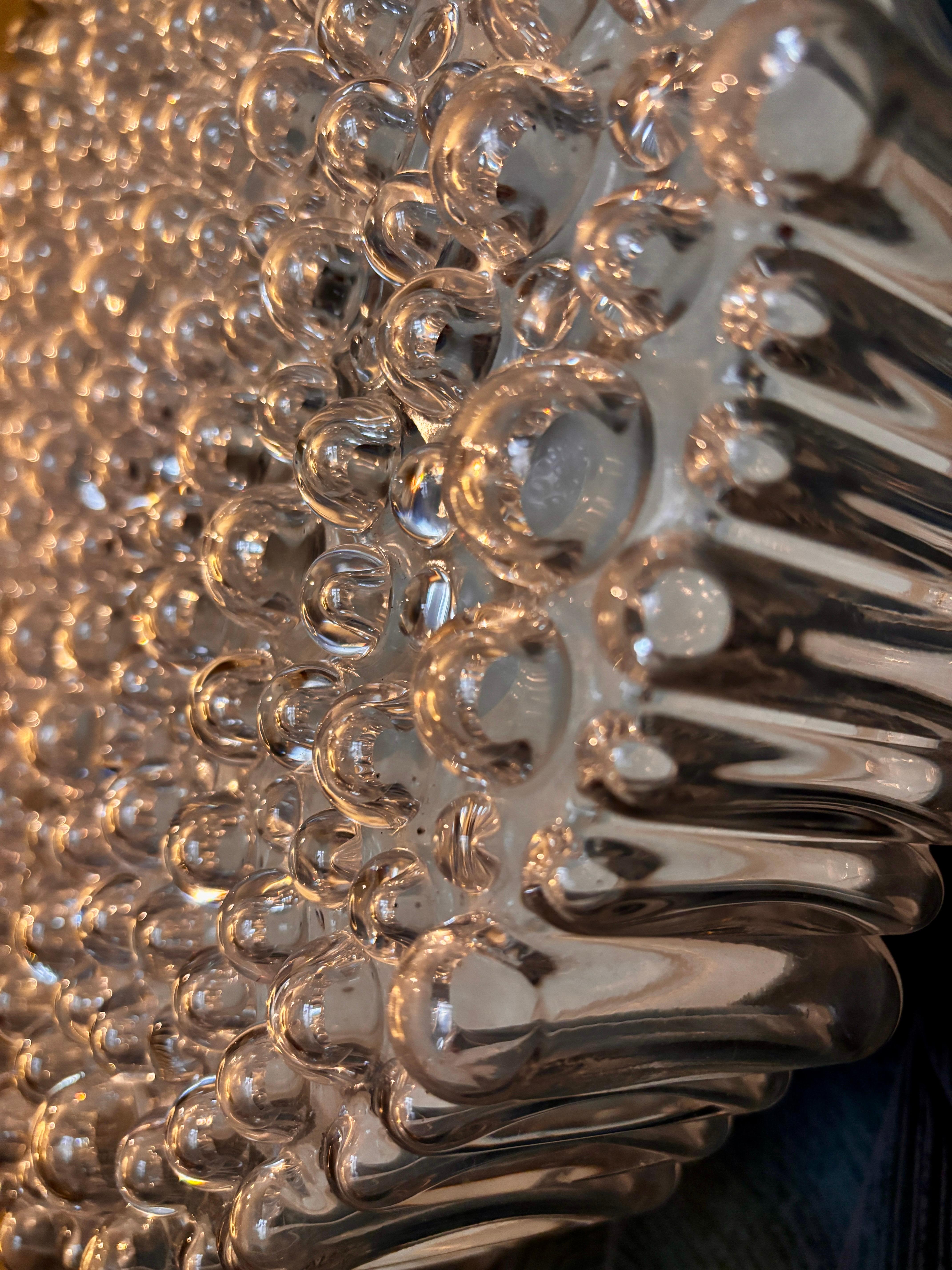 Blown Glass Wall and ceiling light by Helena Tynell for Limburg For Sale