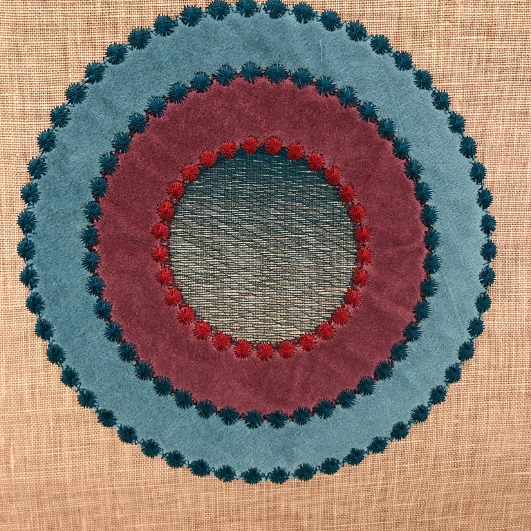 Wall Art Fabric Stretched and Framed at 1stdibs