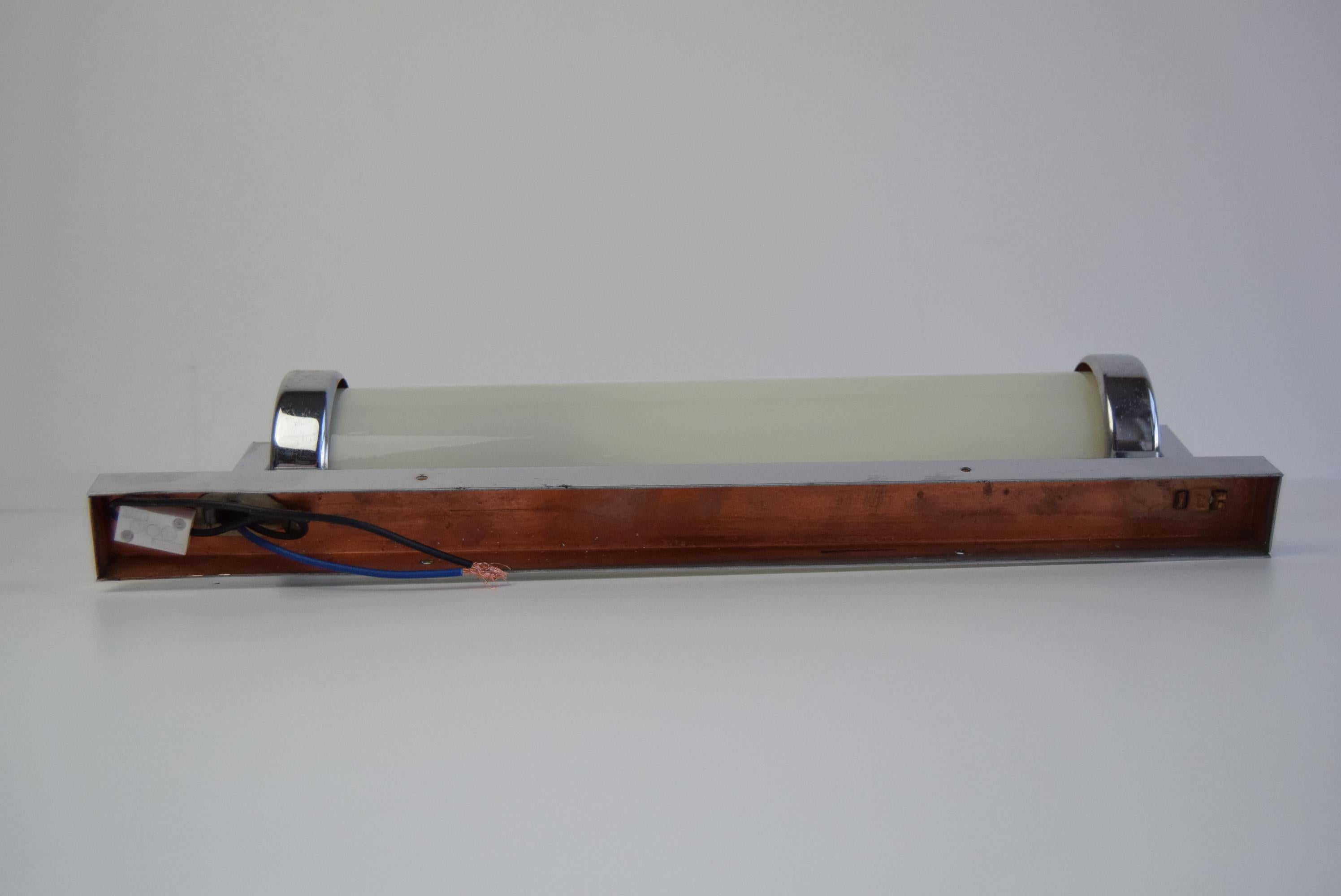 Lampe murale Bauhaus ou applique chromée fonctionnelle, années 1930 en vente 8