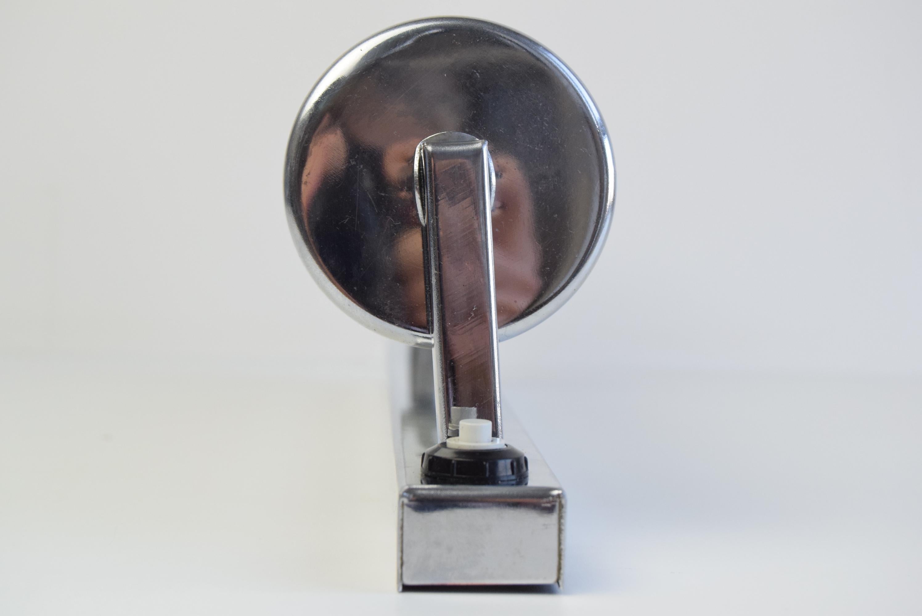 Lámpara de pared Bauhaus o Funcionalista Cromada, años 30 en venta 2
