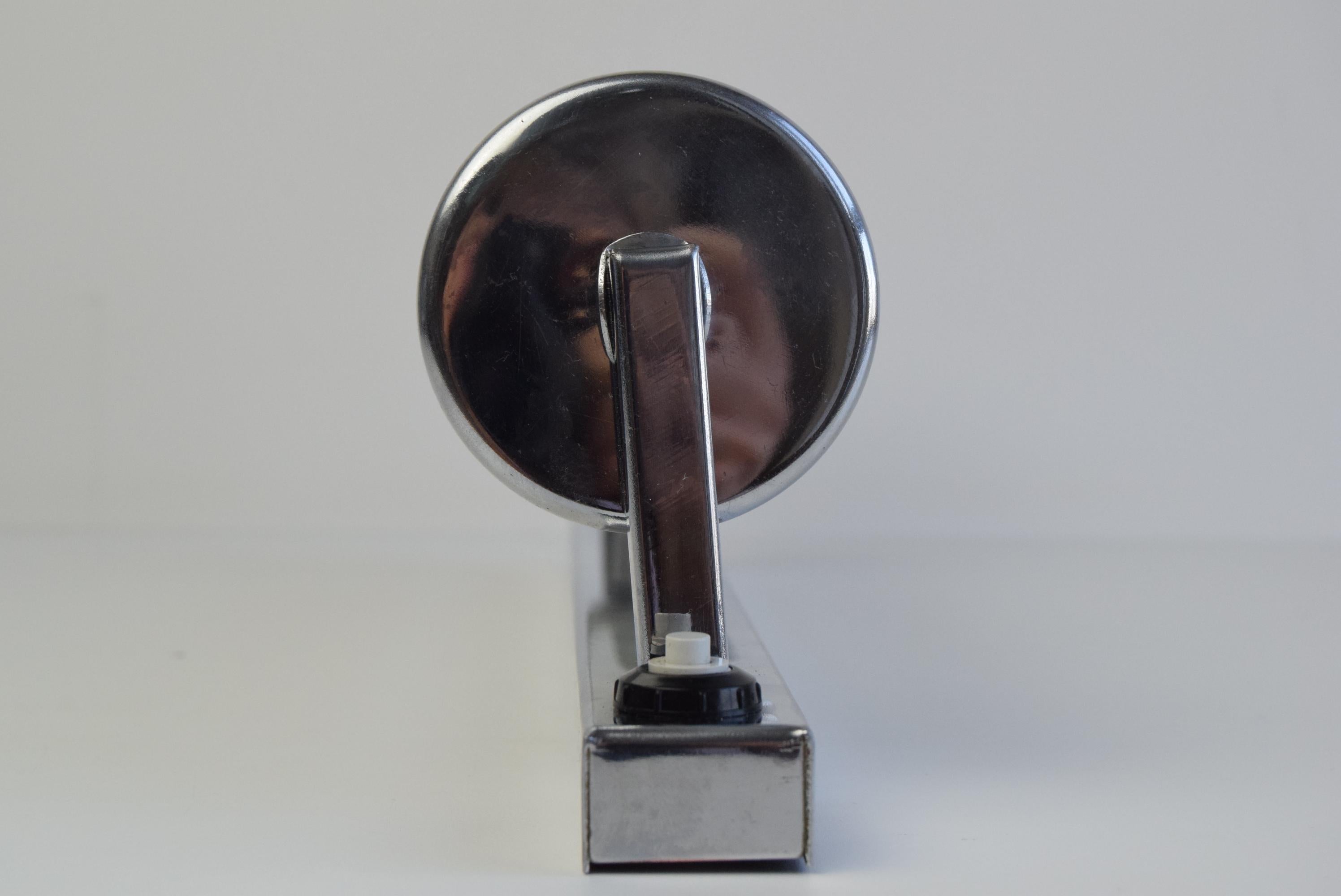 Lámpara de pared Bauhaus o Funcionalista Cromada, años 30 en venta 3