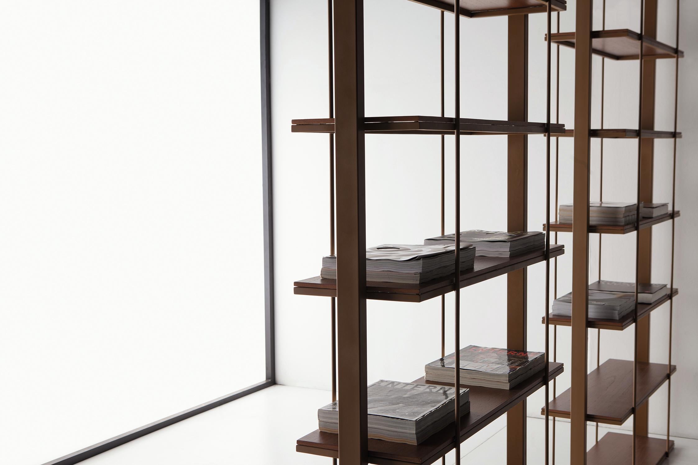 Contemporary Wall Bookcase by Doimo Brasil For Sale