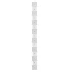 Wall bookcase Opinion Ciatti Ptolomeo Wall 210 design Bruno Rainaldi - White