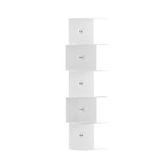 Wall bookcase Opinion Ciatti Ptolomeo Wall 70 design Bruno Rainaldi - White