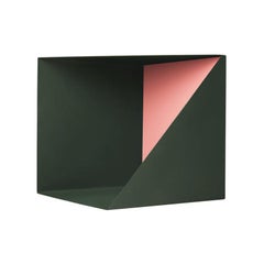 Wall Box Cabinet in Cedar Green Powder Coated Steel by Ludvig Storm