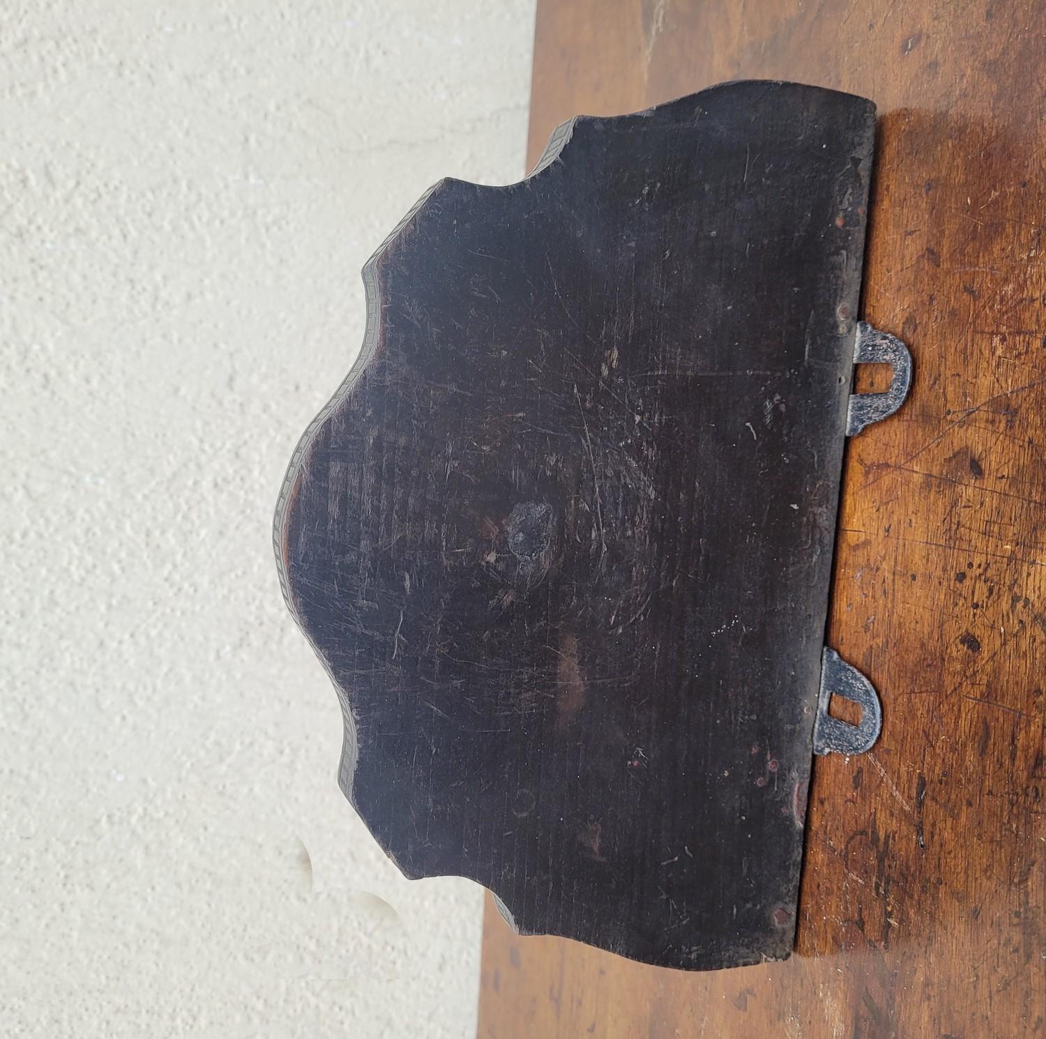 Wall bracket, Carved Wooden Elephant Head, 19th Century For Sale 5