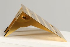 Wall Bracket for the Jaeger-LeCoultre Atmos Clock, Gilt Brass