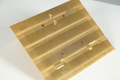 Wall Bracket for the Jaeger-LeCoultre Atmos Clock, Gilt Brass