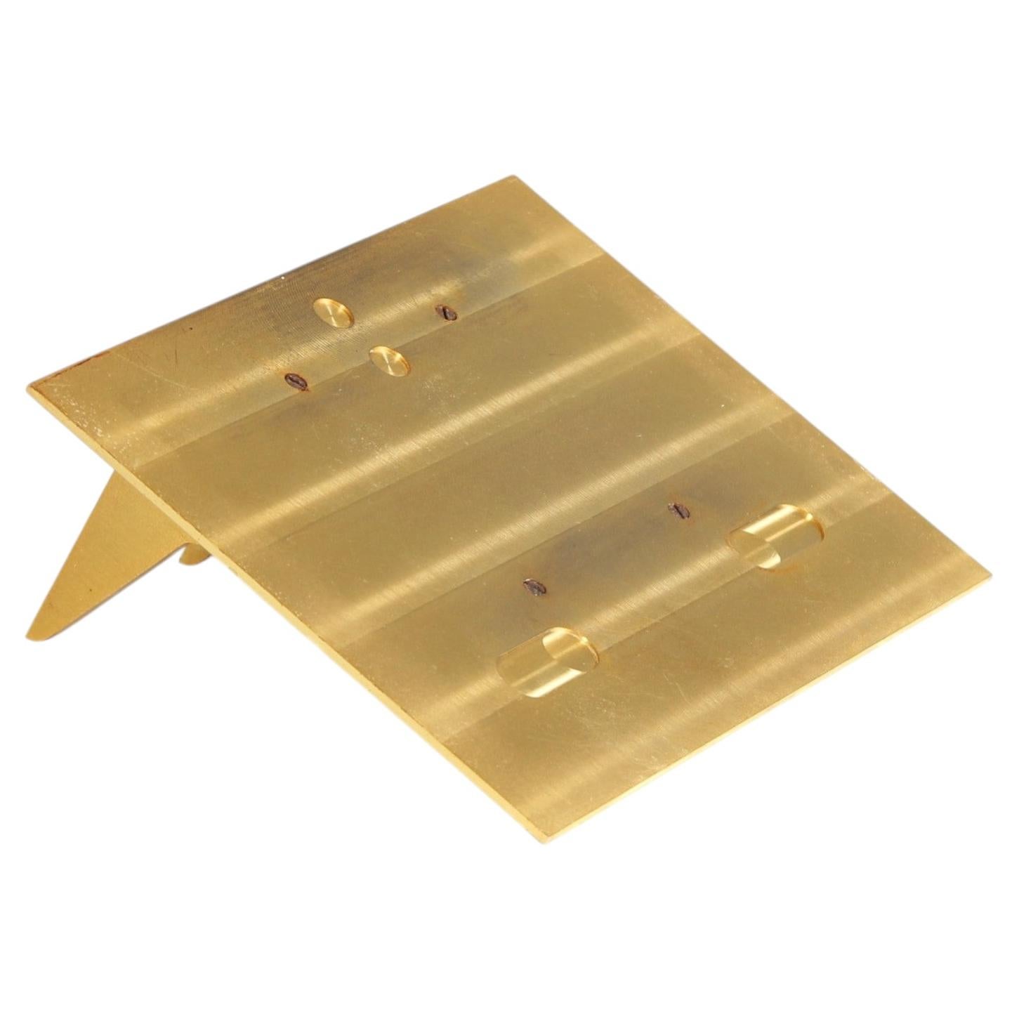 Wall Bracket for the Jaeger-LeCoultre Atmos Clock, Gilt Brass For Sale
