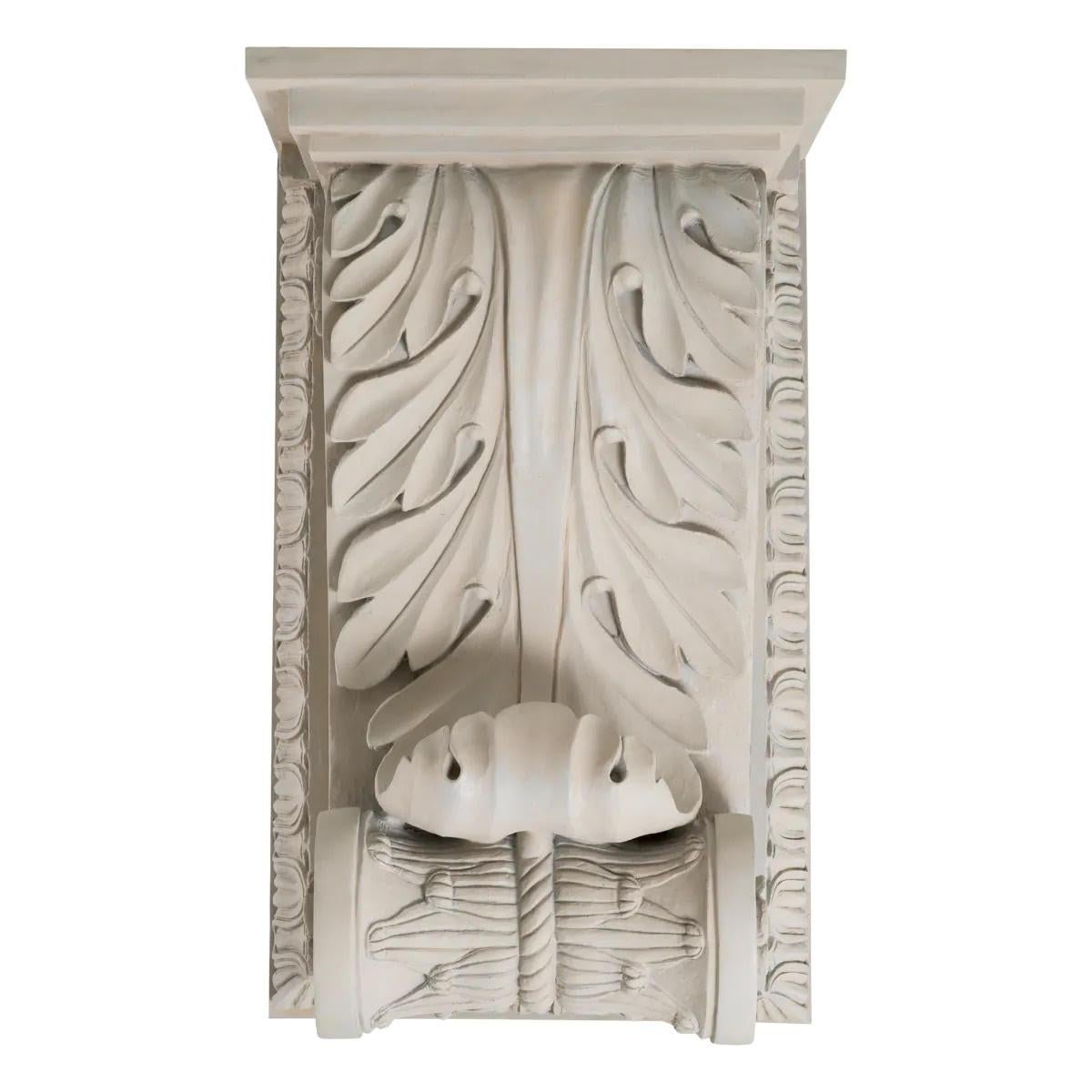 Wall bracket, wall console, XXth century.

Carved stone wall console, Napoleon III style. Napoleon III style, 20th century.
H: 84cm, W: 51cm, D: 36cm

Production time: 2-3 weeks