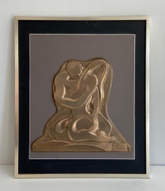 Escultura mural de latón, hacia 1970