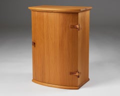 1960s Swedish Pine Wall Cabinet – Handcrafted Scandinavian Modern