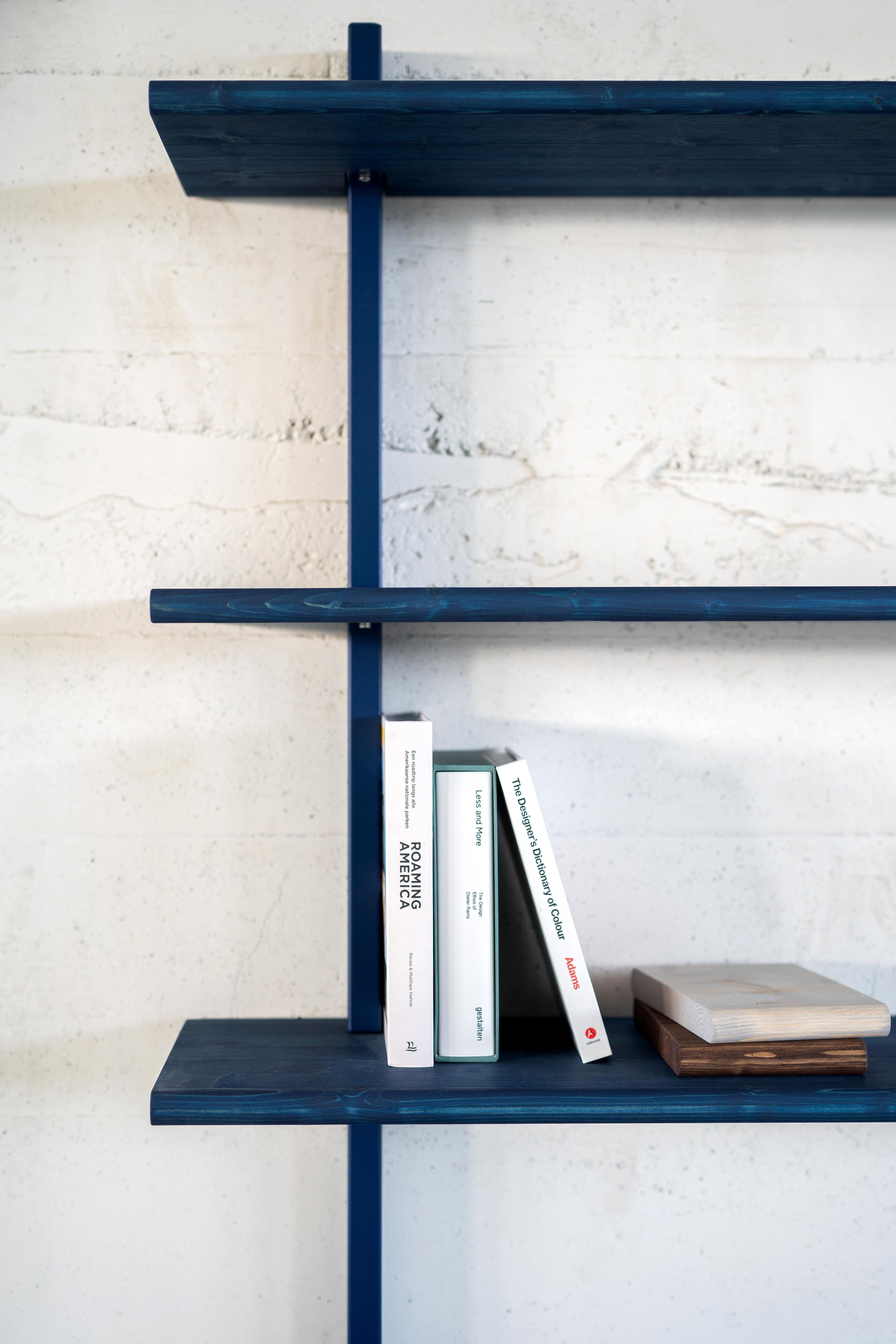 Dutch Wall Cabinet Pine, a Modern Customisable Shelve System by Bas Vellekoop For Sale