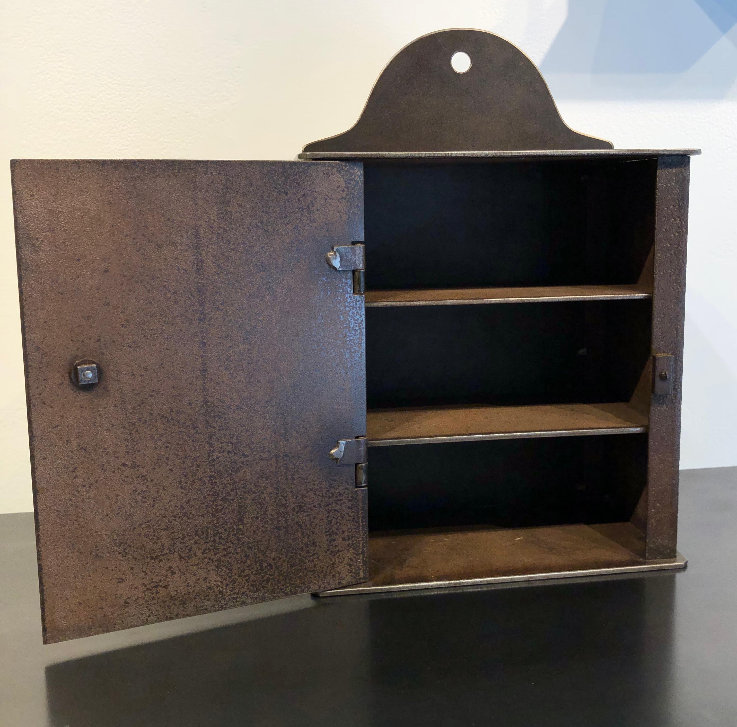 Welded Jim Rose Legacy Collection - Shaker Inspired Steel Wall Cabinet with Shelves