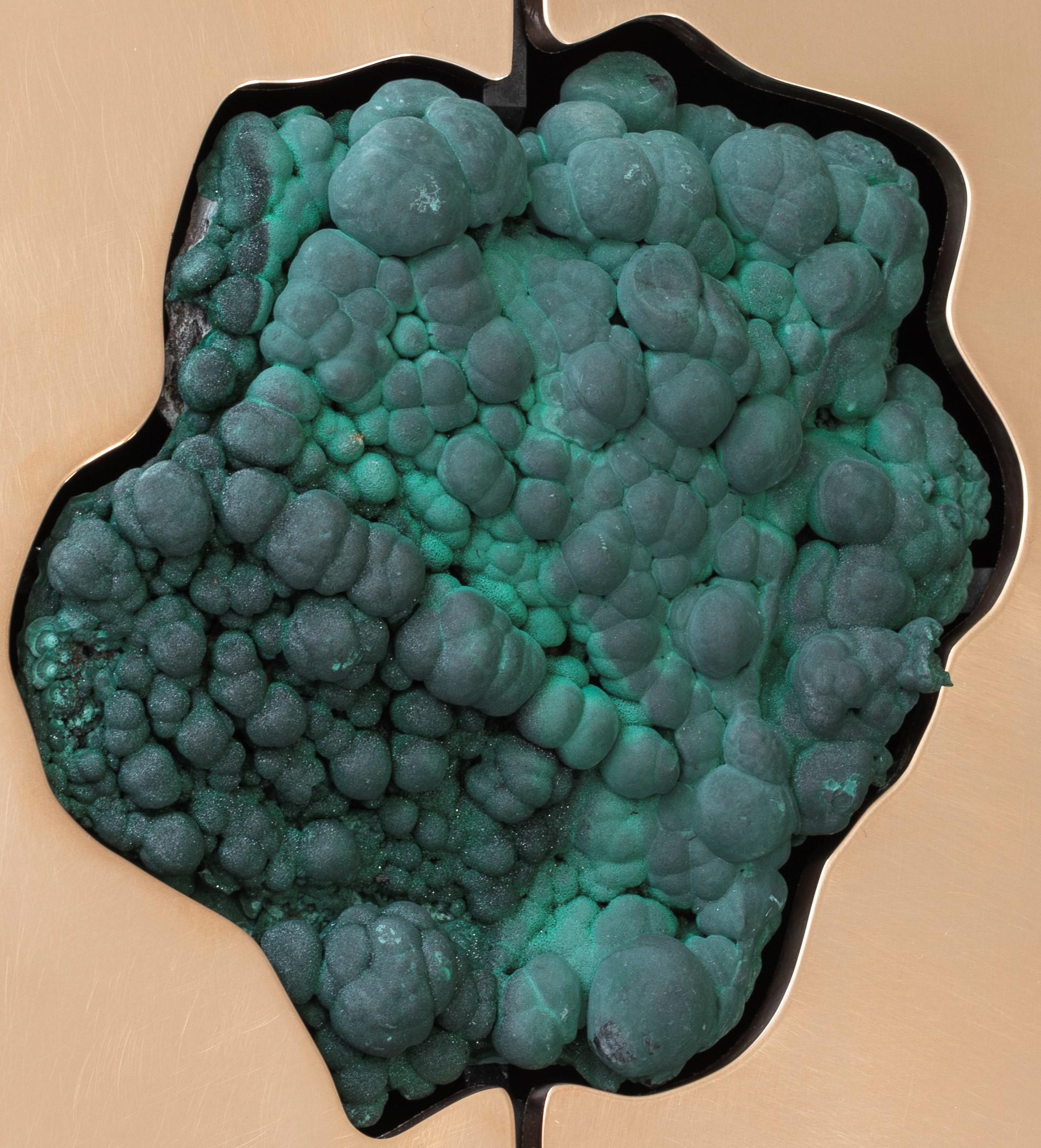 Other Wall Cabinet with Malachite by Pierre De Valck