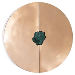 Wall Cabinet with Malachite by Pierre De Valck
