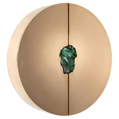 Wall Cabinet with Original Malachite Stone, Pierre De Valck