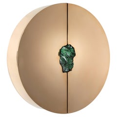 Wall Cabinet with Original Malachite Stone, Pierre De Valck