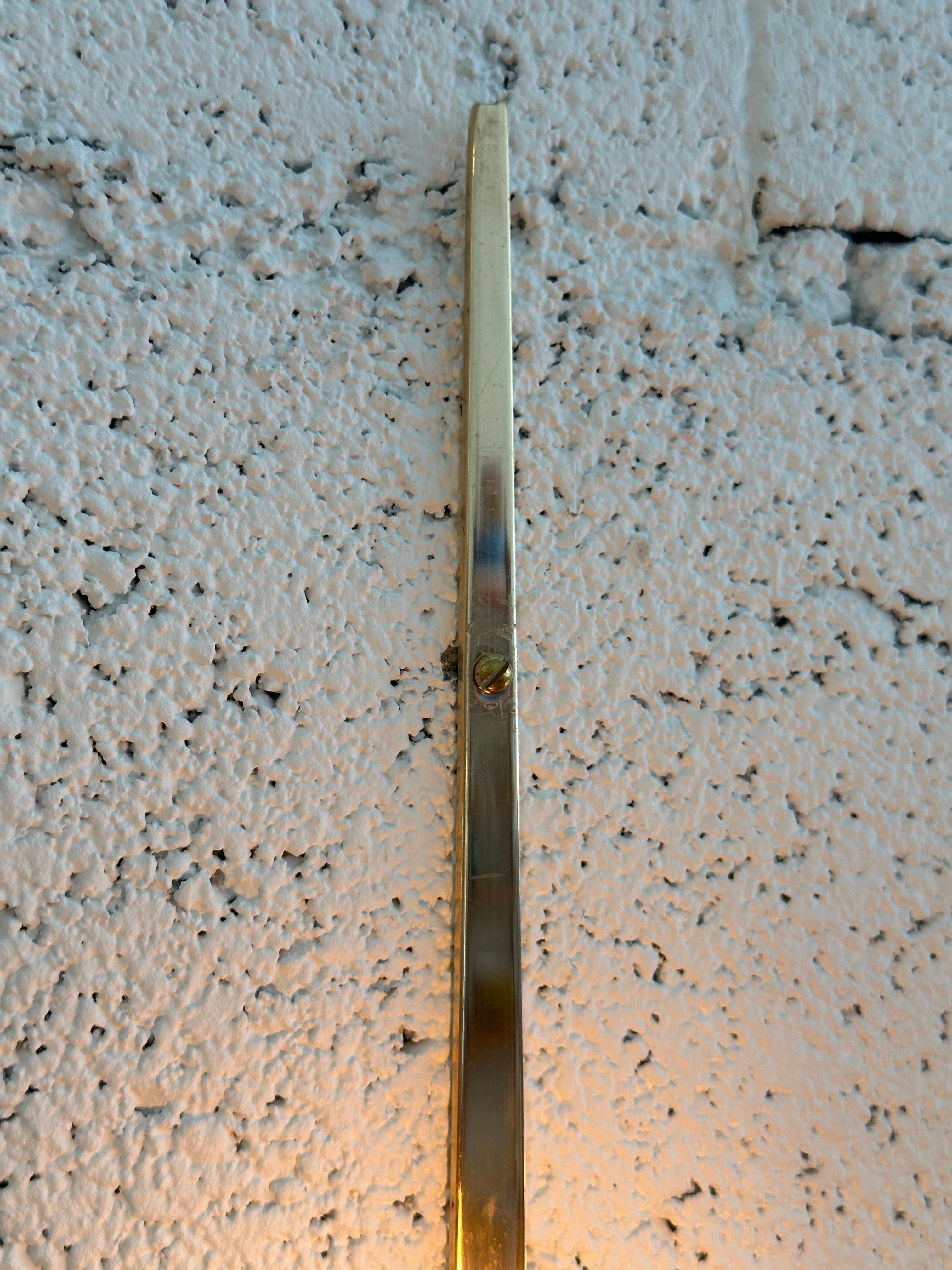 Wall Candle Brass. Sweden design by Pierre Forsell for Skultuna, No. 71. 1950s For Sale 5