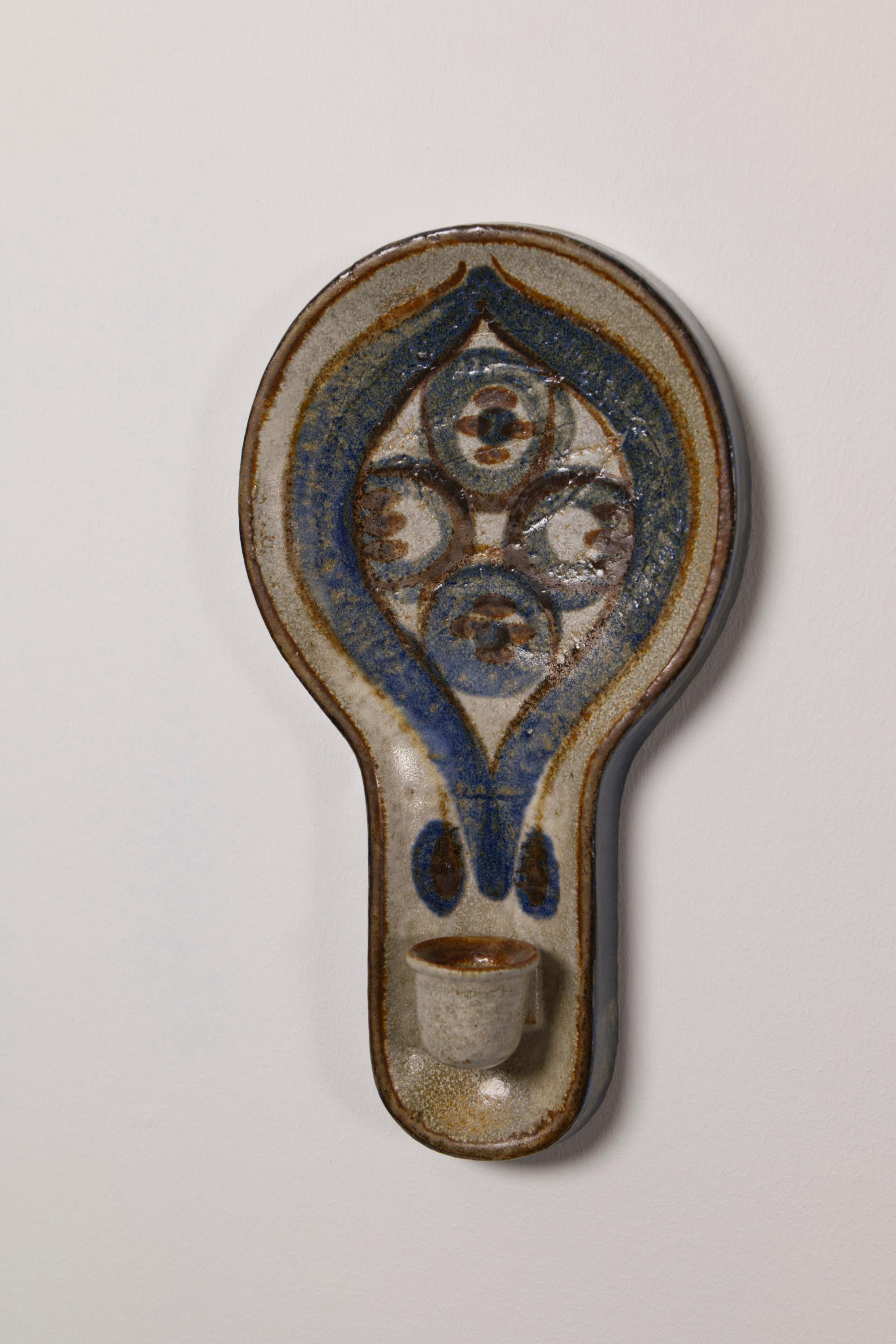 Candelabro de pared de Noomi Backhausen para Søholm Stentøj, años 60 mediados del siglo XX en venta