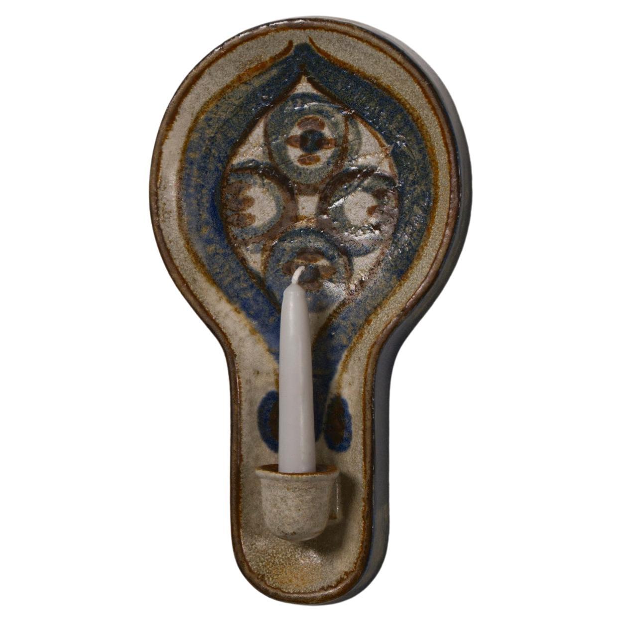Candelabro de pared de Noomi Backhausen para Søholm Stentøj, años 60 en venta