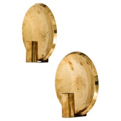 Wall Candlesticks in Brass, 1960's