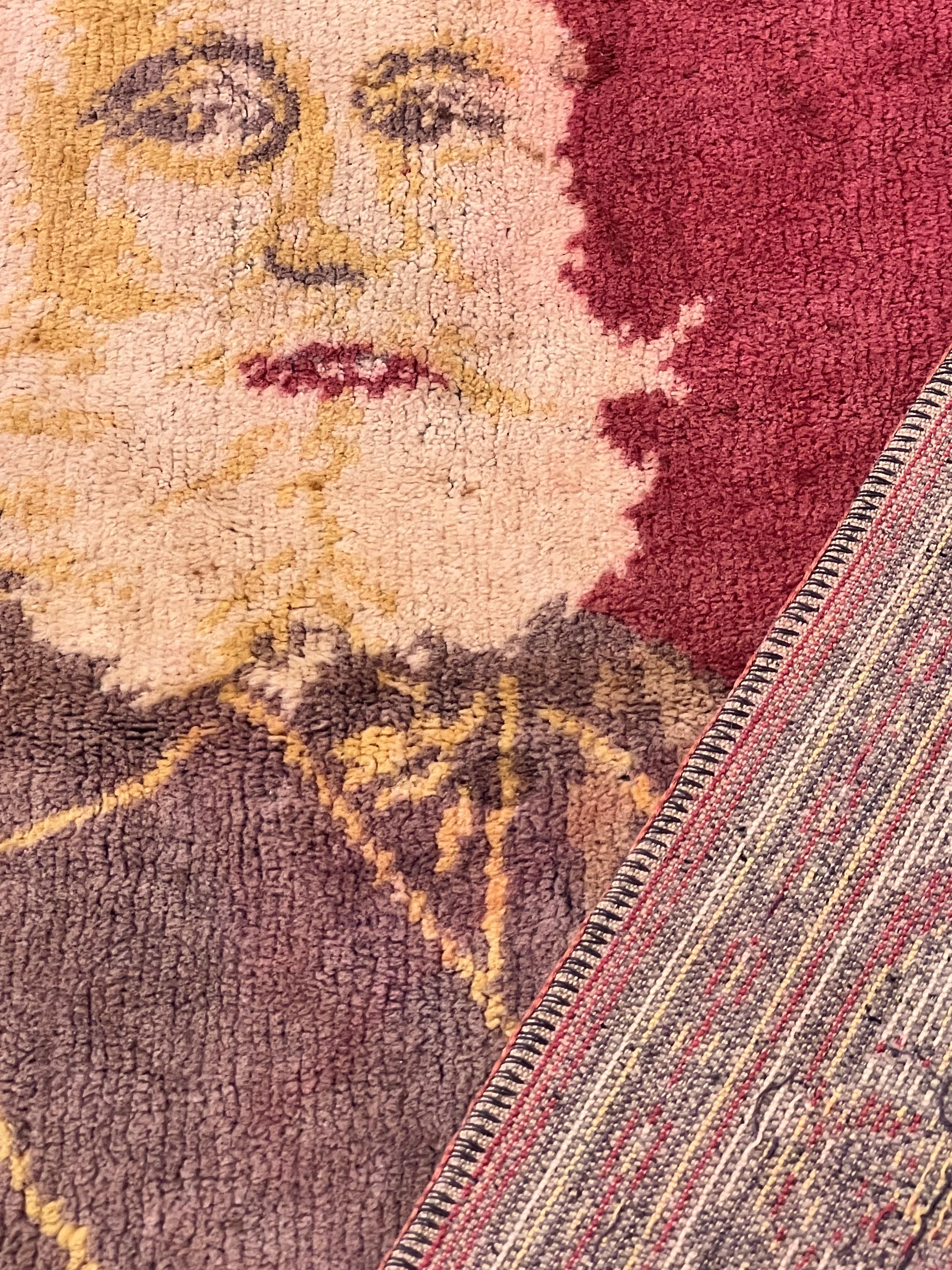 Early 20th Century Wall Carpet Produced by the Alliance School Crafts 