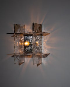 Wall 
Ceiling Lamp, Carlo Nason, LP269 Purple 
Bruin, AV Mazzega, Italy 1970
s