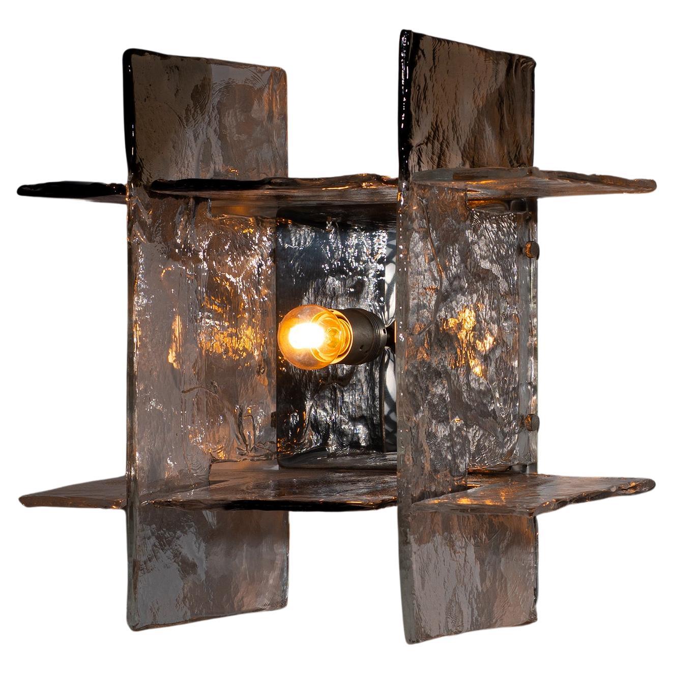 Lampada da parete e da soffitto, Carlo Nason, LP269 Purple 
Bruin, AV Mazzega, Italia anni 
70 in vendita