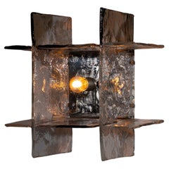 Applique et plafonnier, Carlo Nason, LP269 Purple 
Bruin, AV Mazzega, Italie, années 1970