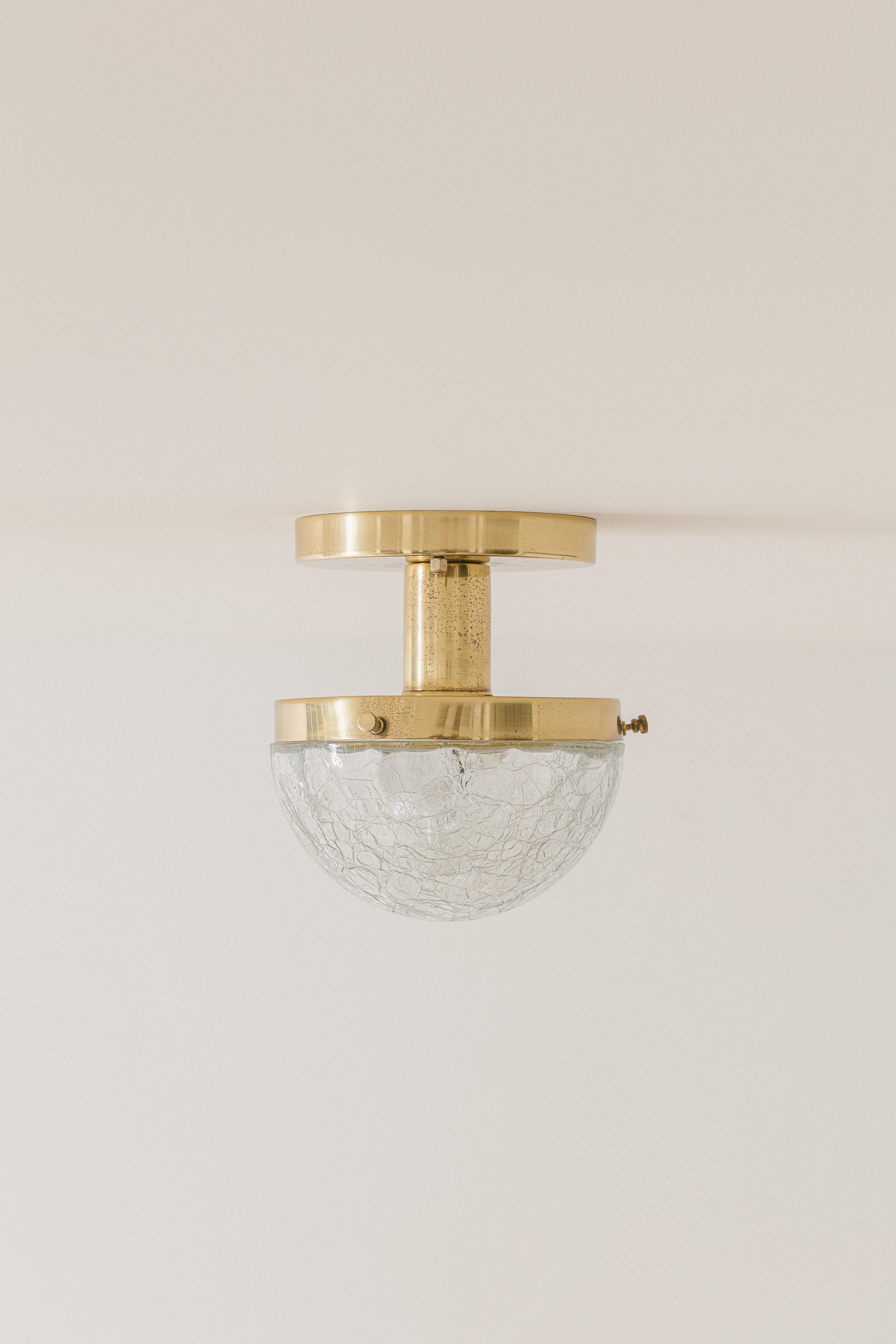 Mid-20th Century Wall /Ceiling Lamp, Design by Carlo Montalto & Filhos, Midcentury, Brazil, 1960s For Sale