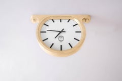 Wall Ceiling Timepiece Cast Bronze Glass by Master Swedish Bell Maker