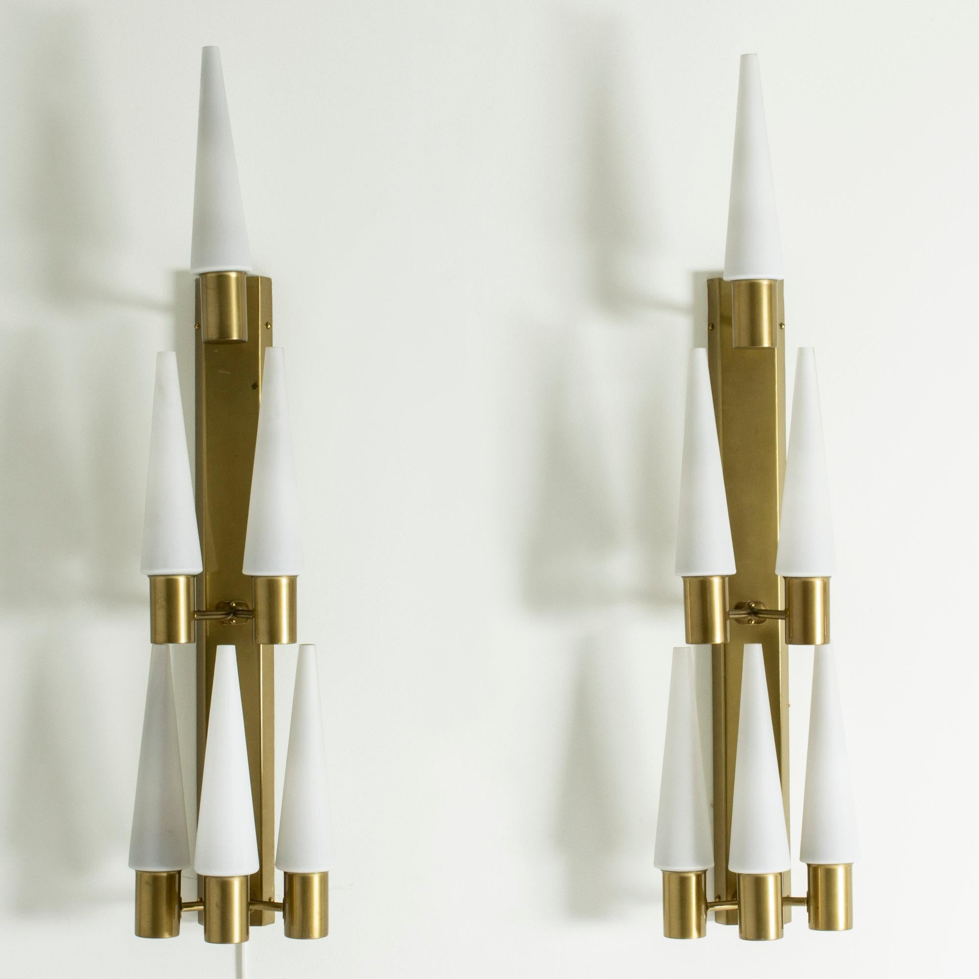 Wall Chandelier by Hans-Agne Jakobsson, Sweden, 1960s For Sale 3