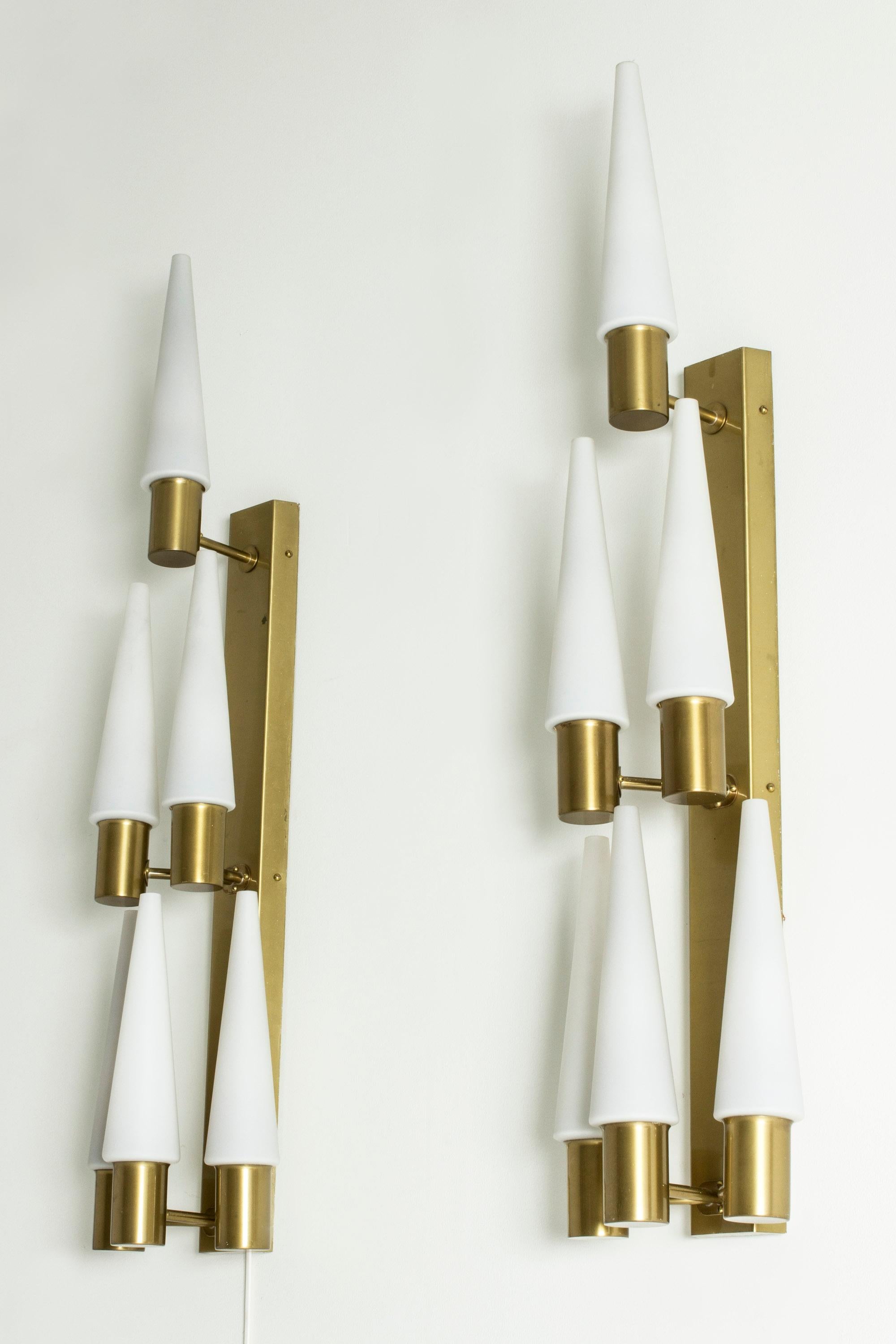 Wall Chandelier by Hans-Agne Jakobsson, Sweden, 1960s For Sale 4