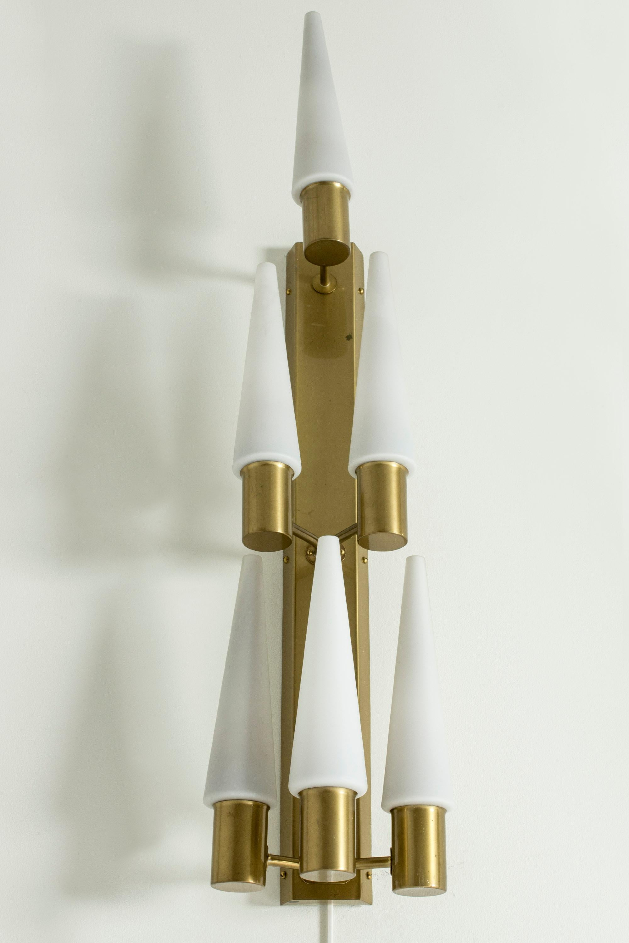 Wall Chandelier by Hans-Agne Jakobsson, Sweden, 1960s In Good Condition For Sale In Stockholm, SE