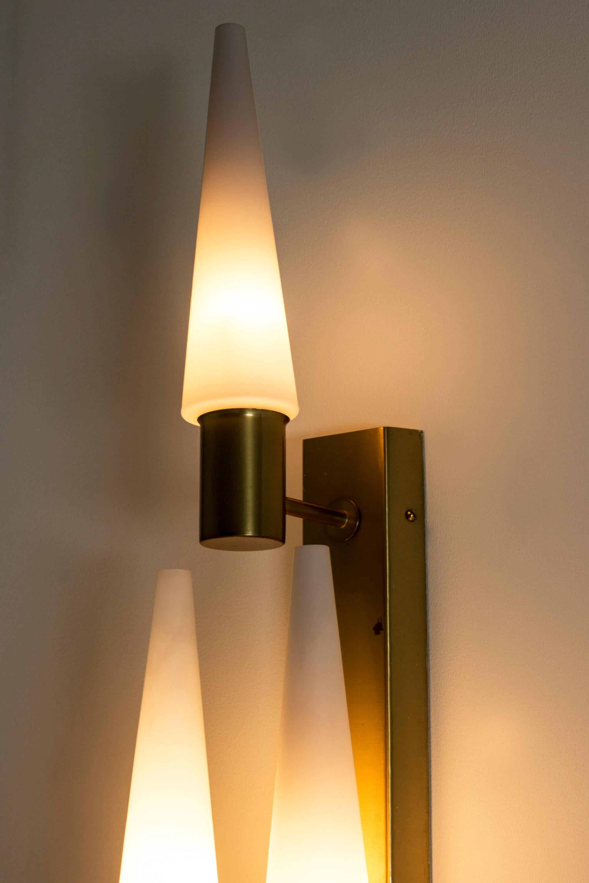 Mid-20th Century Wall Chandelier by Hans-Agne Jakobsson, Sweden, 1960s For Sale