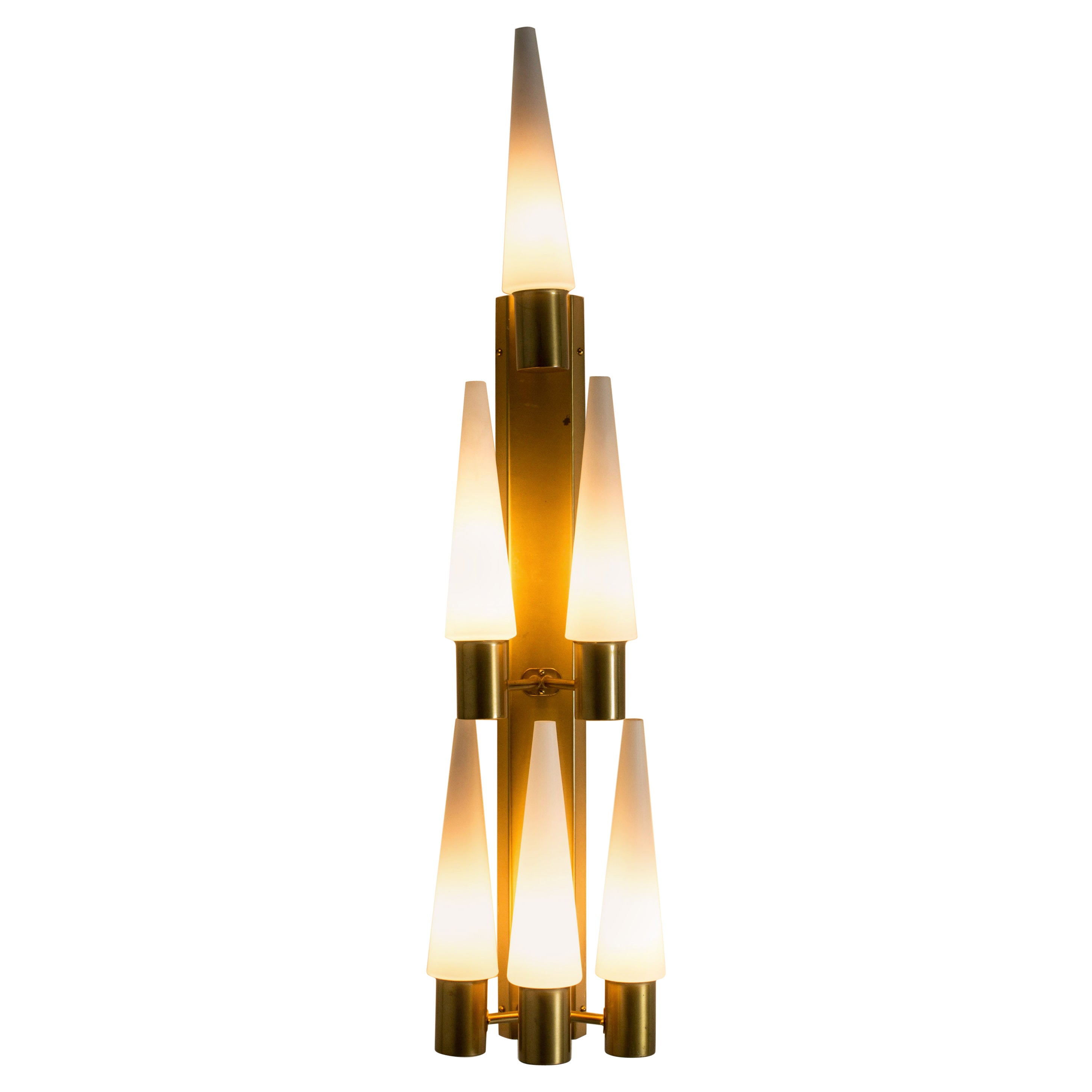 Wall Chandelier by Hans-Agne Jakobsson, Sweden, 1960s