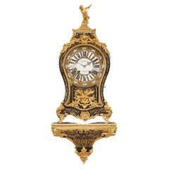 Antique Wall Clock 18th Century Boulle