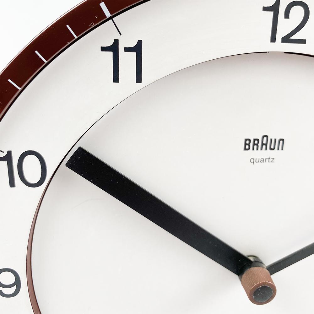 German Wall Clock 4861 Designed by Dietrich Lubs for Braun, 1982