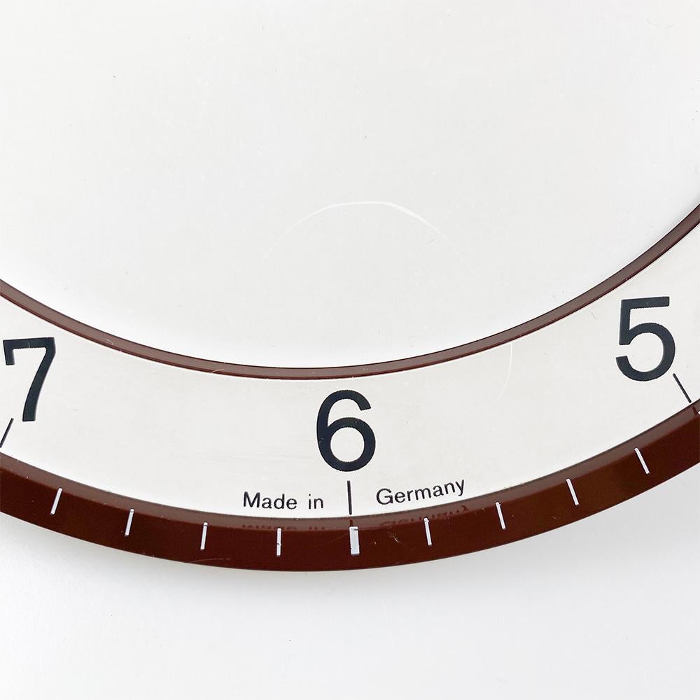 Wall Clock 4861 Designed by Dietrich Lubs for Braun, 1982 In Good Condition In FERROL, ES