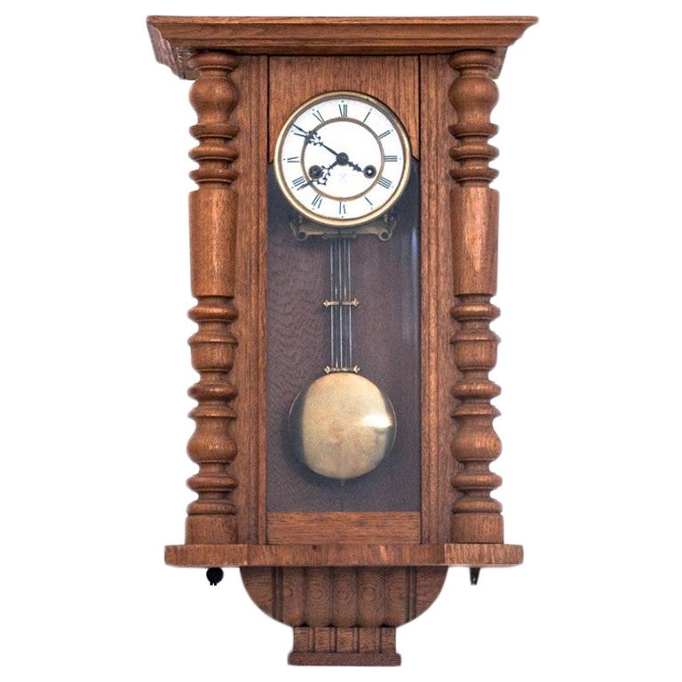 Wall Clock by Gustav Becker, Western Europe, Early 20th Century