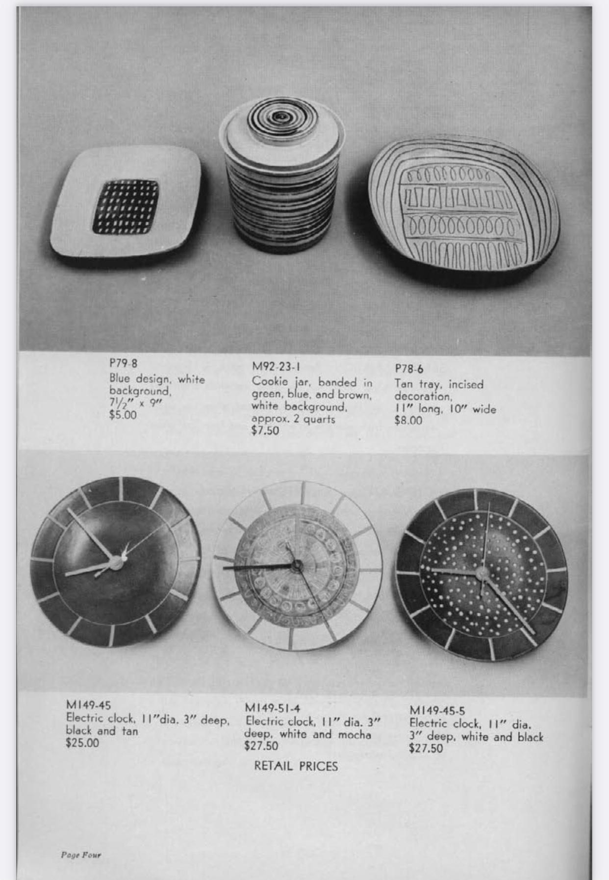Mid Century Modern Wall Clock by Jane & Gordon Martz for Marshall Studios 9