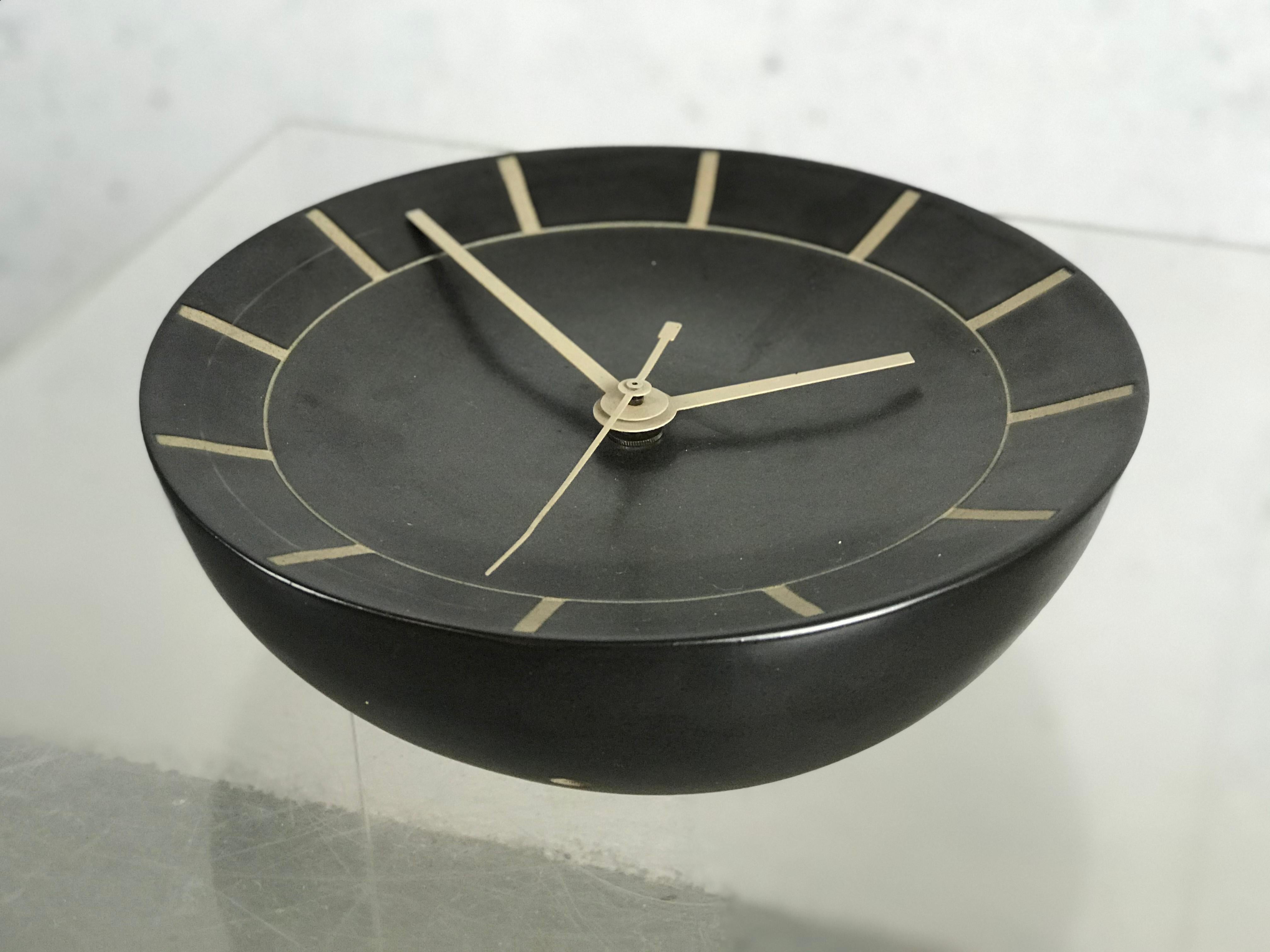Mid Century Modern Wall Clock by Jane & Gordon Martz for Marshall Studios In Good Condition In Framingham, MA